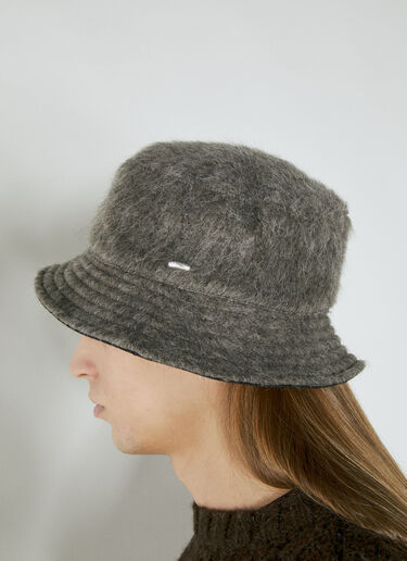 Our Legacy Fuzzy Bucket Hat Grey our0354008
