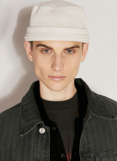 Shaggy Bucket Hat Our Legacy Shaggy Bucket Hat White our0356012