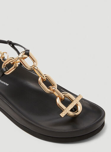 XL Link Sandals Rabanne XL Link Sandals Black pac0249009