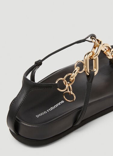 XL Link Sandals Rabanne XL Link Sandals Black pac0249009