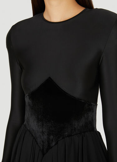 Satin Jersey Mini Dress Rabanne Satin Jersey Mini Dress Black pac0250001