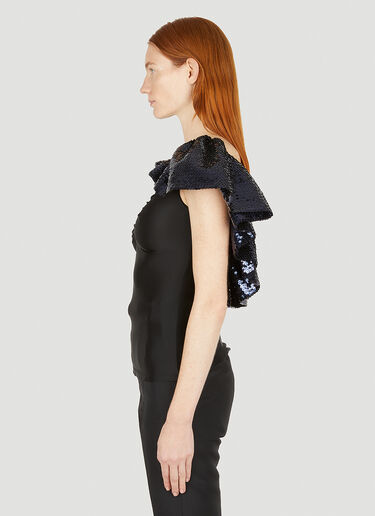 Sequin Shrug Top Rabanne Sequin Shrug Top Black pac0250003