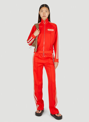 Logo Patch Track Sweatshirt Rabanne Logo Patch Track Sweatshirt Red pac0250015