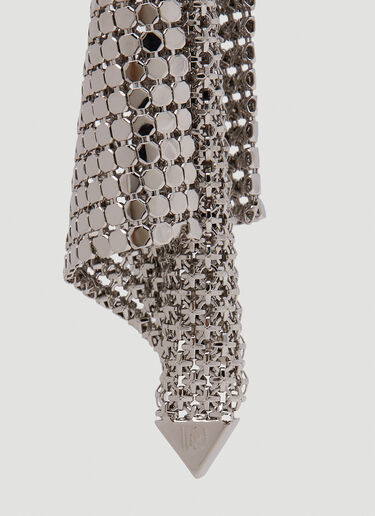 Rabanne Pixel Flow Earrings Silver pac0250067