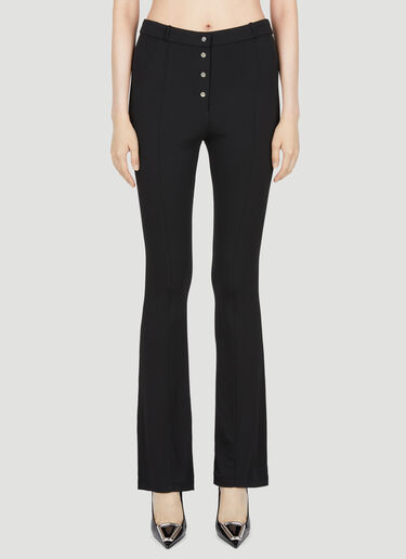 Flare Button Pants Rabanne Flare Button Pants Black pac0253001