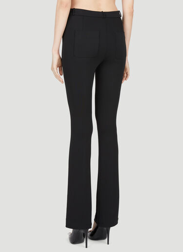 Flare Button Pants Rabanne Flare Button Pants Black pac0253001