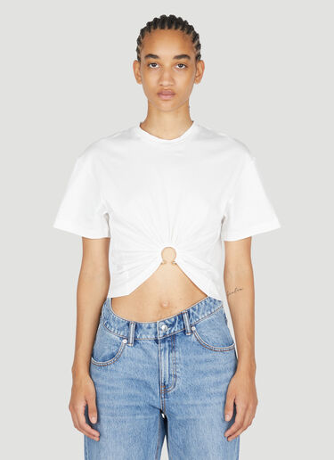 Pierced Cropped Top Rabanne Pierced Cropped Top White pac0253020