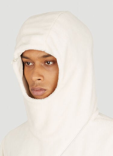 5.1 Hooded Sweatshirt Center POST ARCHIVE FACTION (PAF) 5.1 Hooded Sweatshirt Center Cream paf0154007