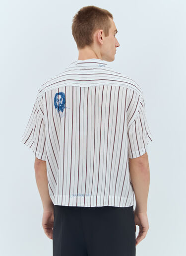 Praying Silk Mechanic Shirt Paly Praying Silk Mechanic Shirt Off White pal0156006
