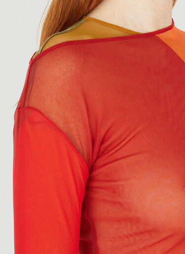 Reversible Graphic Mesh Top Paula Canovas del Vas Reversible Graphic Mesh Top Multicolour pcd0250007