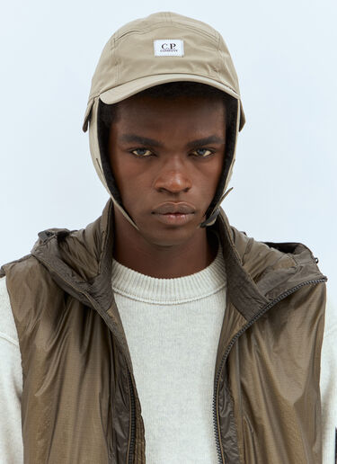 Logo Patch Hat C.P. Company Logo Patch Hat Khaki pco0157001