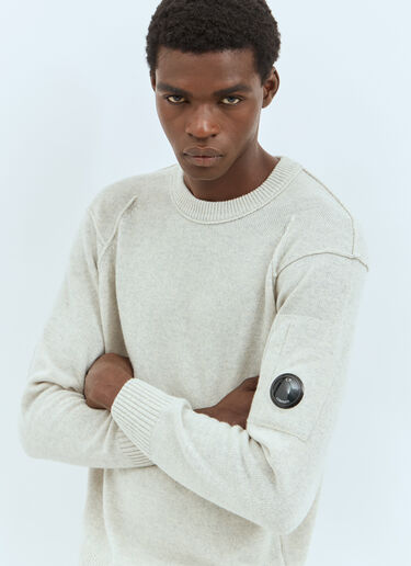 Wool-Blend Sweater C.P. Company Wool-Blend Sweater Cream pco0157004