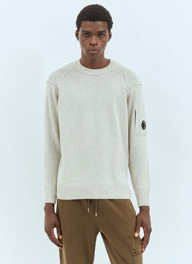 Wool-Blend Sweater C.P. Company Wool-Blend Sweater Cream pco0157004
