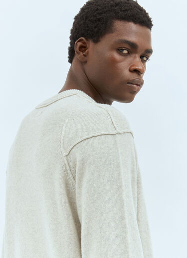 Wool-Blend Sweater C.P. Company Wool-Blend Sweater Cream pco0157004