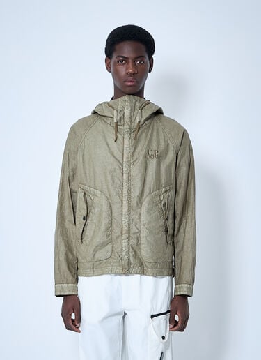 Lino Wax Goggle Jacket C.P. Company Lino Wax Goggle Jacket Beige pco0159007