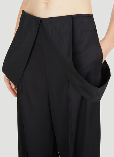 Suspender Strap Pants Plan C Suspender Strap Pants Black plc0250024