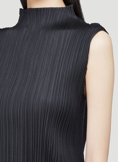 Classic Pleated Tank Top Pleats Please Issey Miyake Classic Pleated Tank Top Black plp0240003