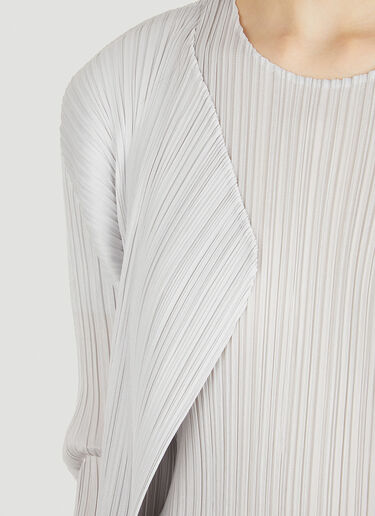Pleats Please Issey Miyake 베이식스 플리세 재킷 그레이 plp0251022