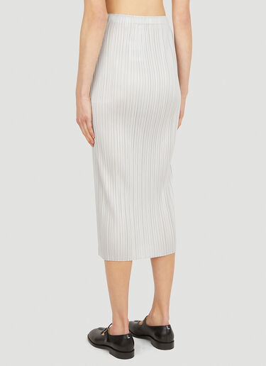 Pleats Please Issey Miyake 베이식스 플리세 스커트 그레이 plp0251023