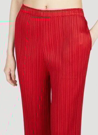 Pleated Pants Pleats Please Issey Miyake Pleated Pants Red plp0253009