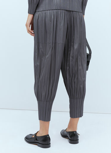 Pleats Please Issey Miyake 플리츠 트랙 팬츠 그레이 plp0254007
