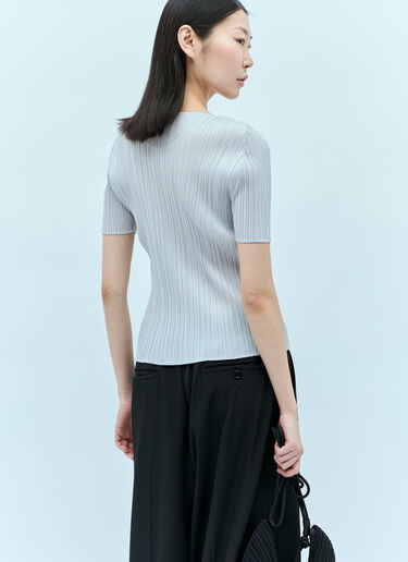 Pleats Please Issey Miyake 플리츠 티셔츠 그레이 plp0254009