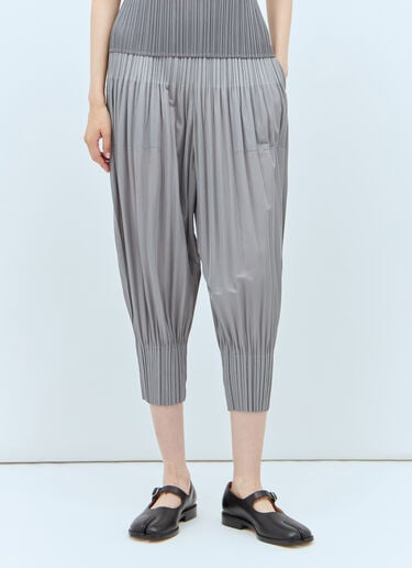 플리츠 벌룬 팬츠 Pleats Please Issey Miyake 플리츠 벌룬 팬츠 그레이 plp0257036