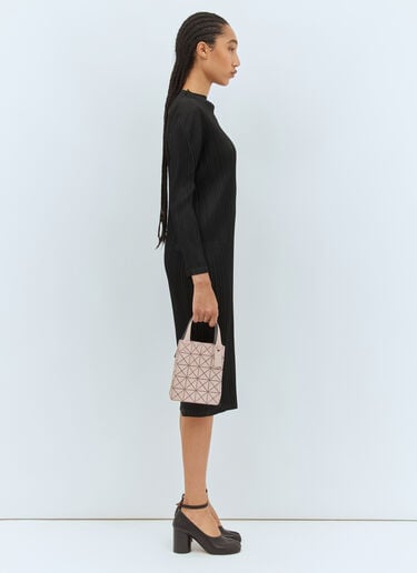 Pleats Please Issey Miyake High Neck Midi Dress Black plp0258014