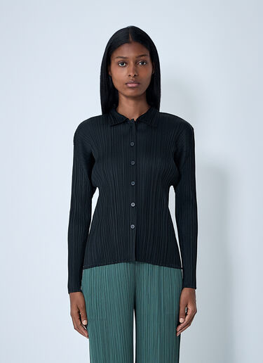 Pleated Shirt Pleats Please Issey Miyake Pleated Shirt Black plp0261007