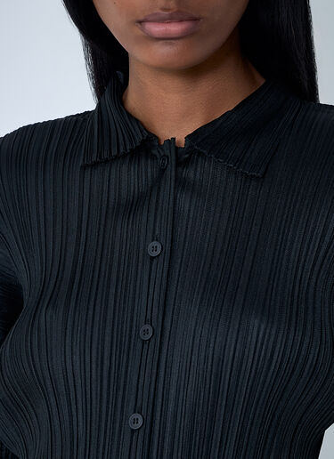 Pleated Shirt Pleats Please Issey Miyake Pleated Shirt Black plp0261007