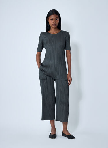 Pleats Please Issey Miyake Pleated Pants Grey plp0261012