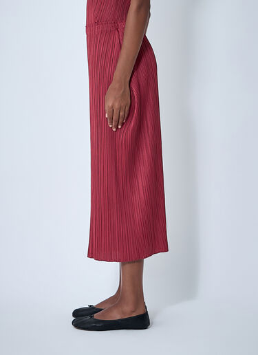 Pleated Skirt Pleats Please Issey Miyake Pleated Skirt Red plp0261016