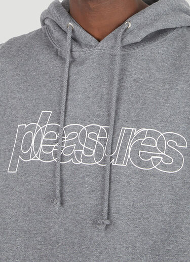 Flight Hooded Sweatshirt Pleasures Flight Hooded Sweatshirt Grey pls0145013