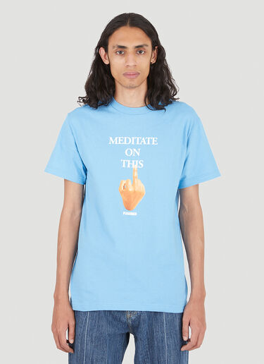 Message Graphic T-Shirt Pleasures Message Graphic T-Shirt Light Blue pls0145017
