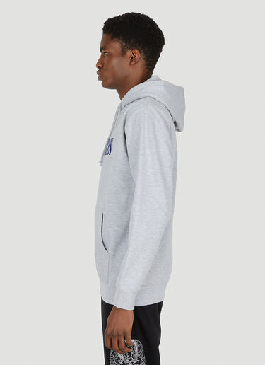 Tickle Logo Print Hooded Sweatshirt Pleasures Tickle Logo Print Hooded Sweatshirt Grey pls0147016