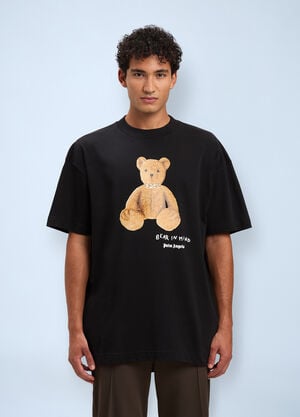 Palm Angels Bear In Mind T-shirt Black pma0160002