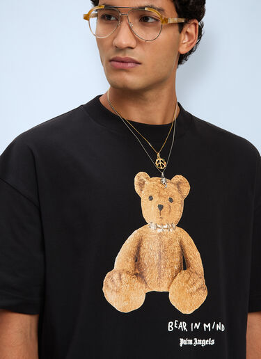 Bear In Mind T-shirt Palm Angels Bear In Mind T-shirt Black pma0160002