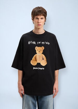 Palm Angels Bear In Mind Over T-shirt Black pma0160003