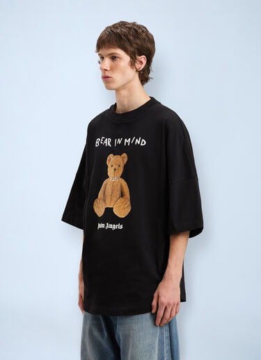 Bear In Mind Over T-shirt Palm Angels Bear In Mind Over T-shirt Black pma0160003