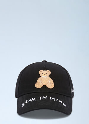 Palm Angels Bear In Mind Over T-Baseball Cap Black pma0160004