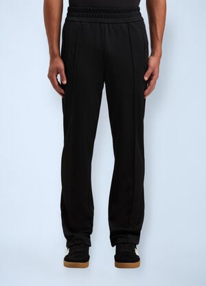 Palm Angels Curved Logo Track Pants Black pma0160006