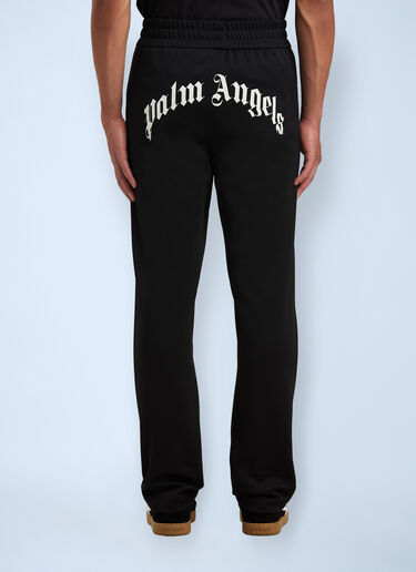 Curved Logo Track Pants Palm Angels Curved Logo Track Pants Black pma0160006