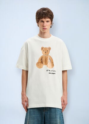 Palm Angels Bear In Mind T-shirt White pma0160007