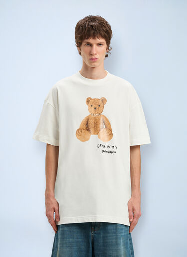 Bear In Mind T-shirt Palm Angels Bear In Mind T-shirt White pma0160007