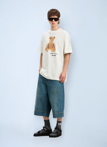 Bear In Mind T-shirt Palm Angels Bear In Mind T-shirt White pma0160007