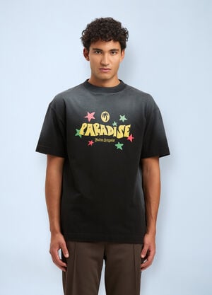 Palm Angels Paradise T-shirt Black pma0160013