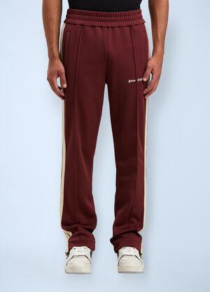 Palm Angels Logo Motif Track pants Bordeaux pma0160016