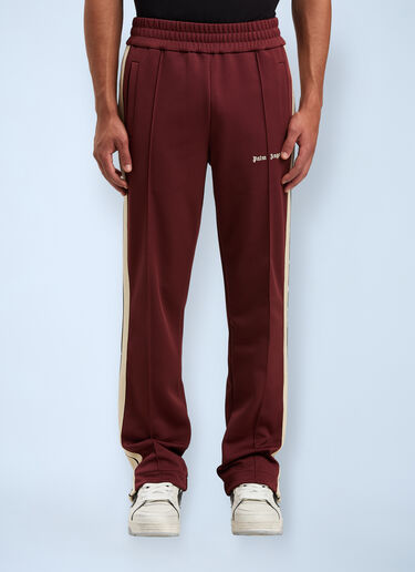 Logo Motif Track pants Palm Angels Logo Motif Track pants Bordeaux pma0160016