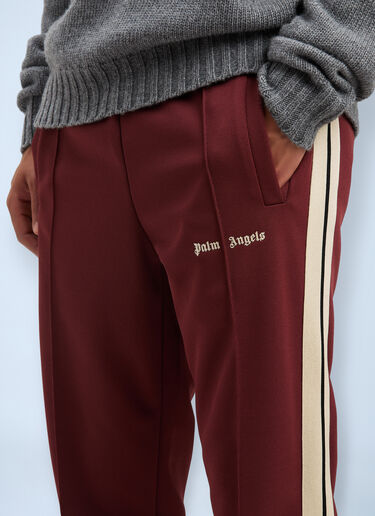 Logo Motif Track pants Palm Angels Logo Motif Track pants Bordeaux pma0160016