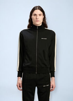 Palm Angels Logo Motif Track Jacket Black pma0160023